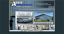 Desktop Screenshot of addiewatersystems.com